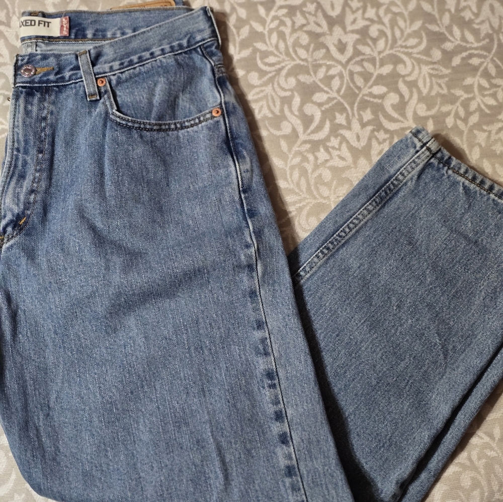 Levi's mens 505 relaxed fit 34x31 jeans